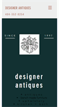 Mobile Screenshot of designerantiques.com